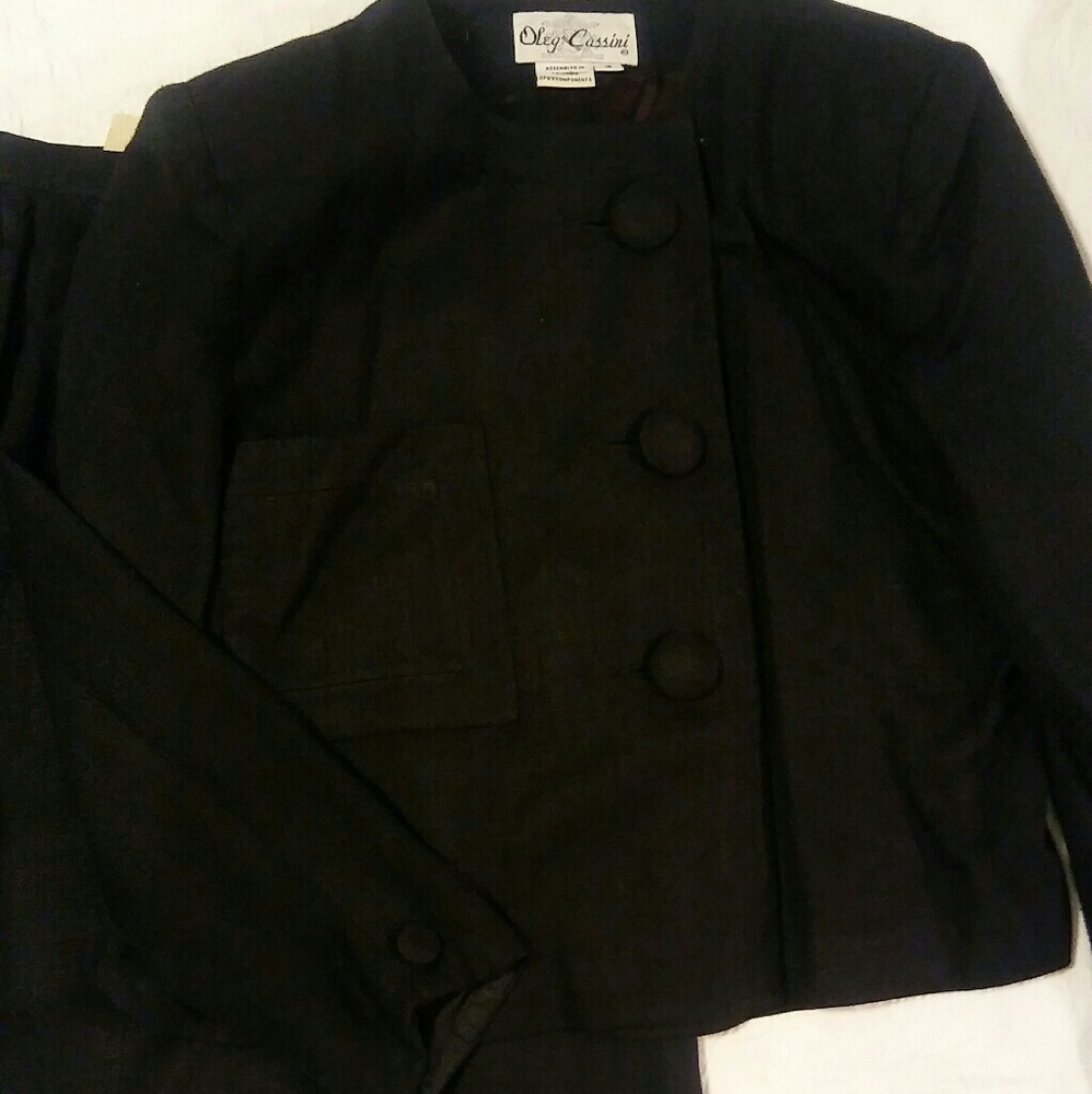 Black skirt suit
